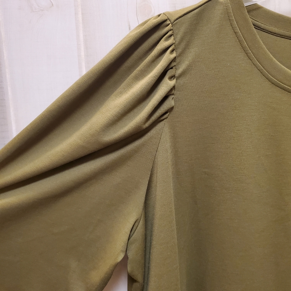 WHO What Wear Long Sleeve Midi/Maxi Dress Peasant w/ Pockets! Plus Size 2X - Picture 5 of 11